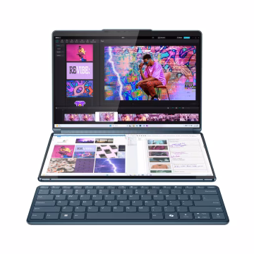 Lenovo Yoga Book 9 Ultra 7 155U 32GB 1TB SSD 2x 13.3'' (2880x1800) OLED 400nits Win11 Pro 83FF002QTR