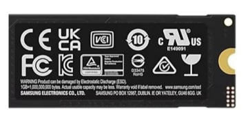 Samsung 990 EVO Plus 2TB 22x80mm PCIe Gen 4.0 x4 NVMe M.2 SSD Disk MZ-V9S2T0BW
