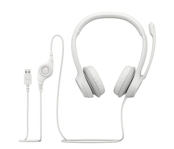 LOGITECH H390 MIKROFONLU BEYAZ KULAKLIK 981-001286