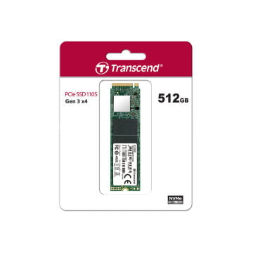 Transcend 110S 512GB 22x80mm PCIe 3.0 x4 M.2 NVMe Notebook-Masaüstü SSD