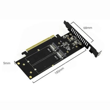 Bigboy PCIe 4.0 x4 PCIe 4.0 x16 4xM.2 4xNVMe Çevirici Ünite