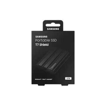 Samsung T7 Shield 2TB USB 3.2 Mini Siyah Taşınabilir SSD