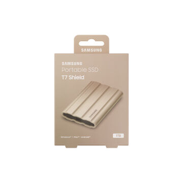 Samsung T7 Shield 1TB USB 3.2 Mini Bej Taşınabilir SSD
