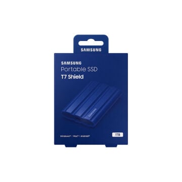 Samsung T7 Shield 1TB USB 3.2 Mini Mavi Taşınabilir SSD