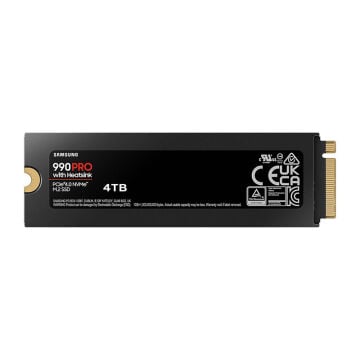 Samsung 990 PRO 4TB 22x80mm PCIe Gen 4.0 x4 NVMe M.2 Soğutuculu SSD