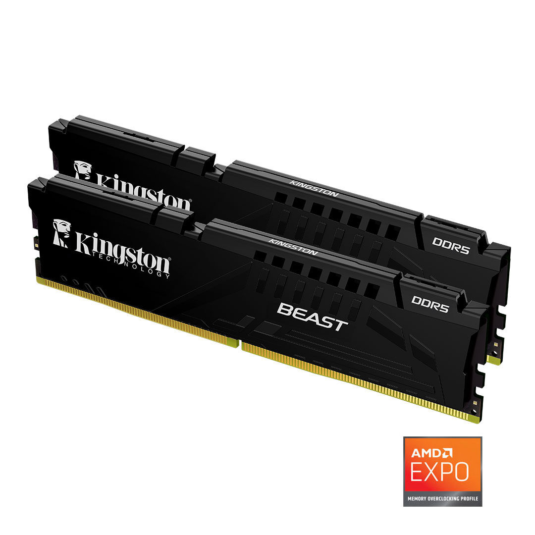 Kingston Beast Expo 32GB DDR5 5600MHz CL36 Masaüstü Performans Ram Kit (2x16GB)
