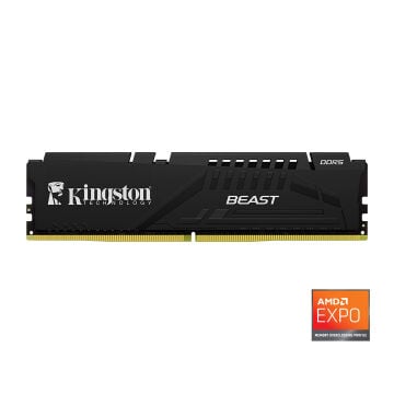 Kingston Beast Expo 32GB DDR5 6400MHz CL32 Masaüstü Performans Ram Kit (2x16GB)