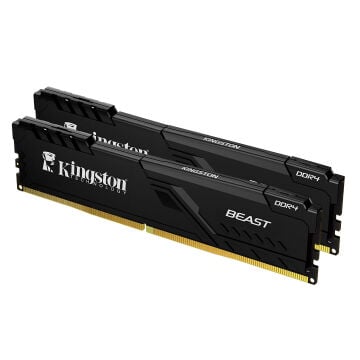 Kingston Beast 16GB DDR4 3600MHz CL17 DIMM Performans Ram Kit (2x8GB)