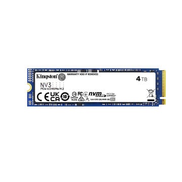 Kingston NV3 4TB 22x80mm PCIe 4.0 x4 M.2 NVMe SSD