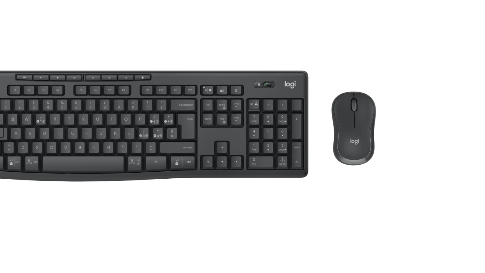 Logitech MK370 Kurumsal Klavye ve Mouse Seti- Siyah 920-012074