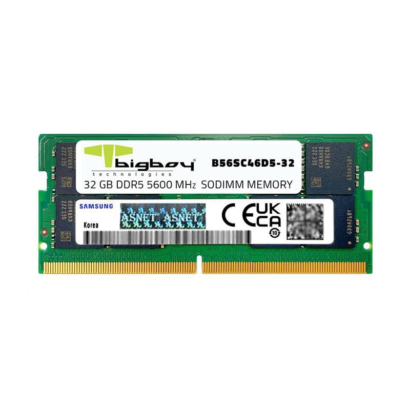 Bigboy 32GB DDR5 5600MHz CL46 Notebook Rami