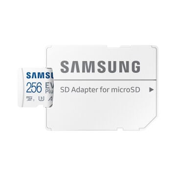 Samsung 256GB Evo Plus SDXC Class 3 (U3) UHS-I microSD Hafıza Kartı