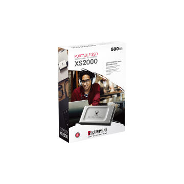Kingston XS2000 500GB USB 3.2 Gen 2.2 Type C Mini Gri Taşınabilir SSD
