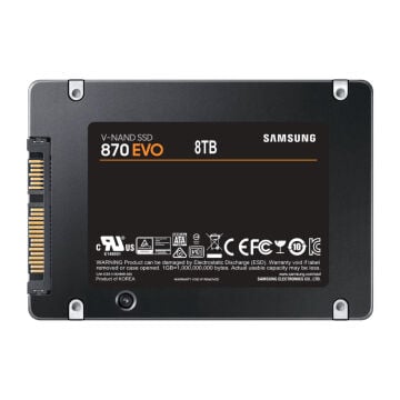 Samsung 870 EVO 8TB 2.5 inç SATA 3 SSD