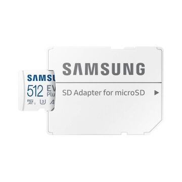 Samsung 512GB Evo Plus SDXC Class 3 (U3) UHS-I microSD Hafıza Kartı