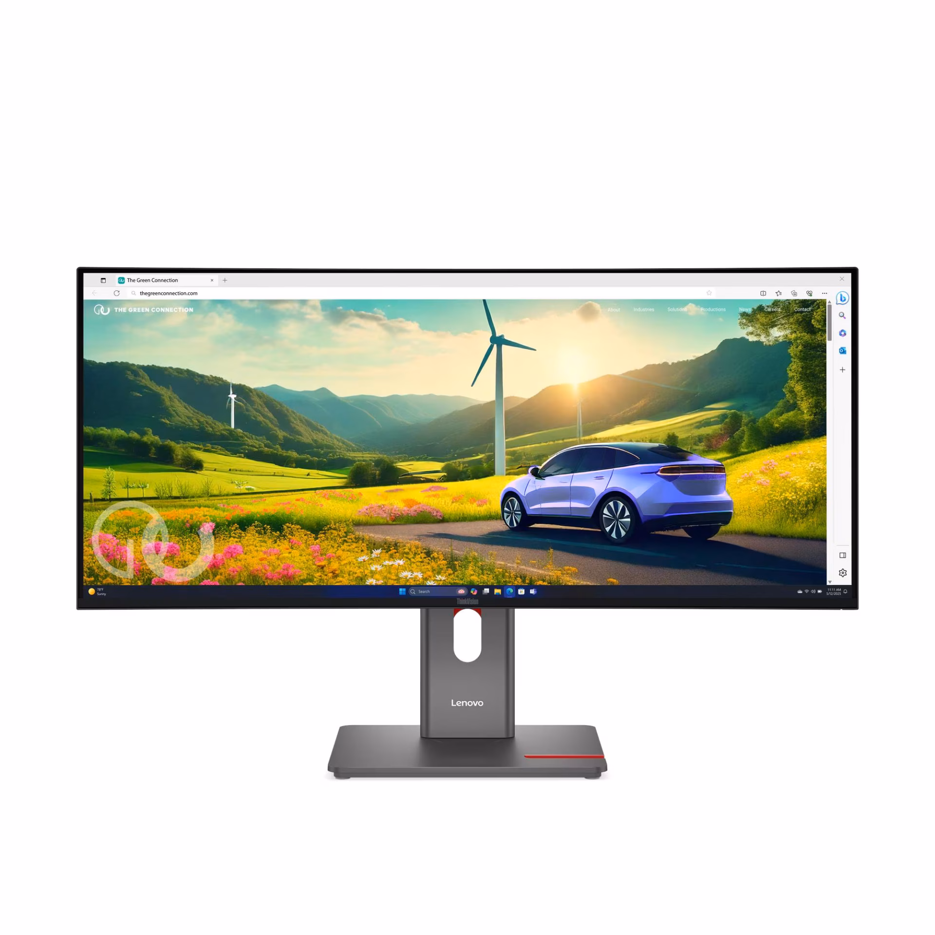 ThinkVision P34WD-40 34 inch Monitor with MC60 64ADZAT1TK