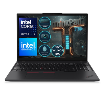 ThinkPad T16 Gen 4 Ultra 7 255U 32GB 512GB SSD 16'' Win11 Pro 4G LTE 21QFS1CV