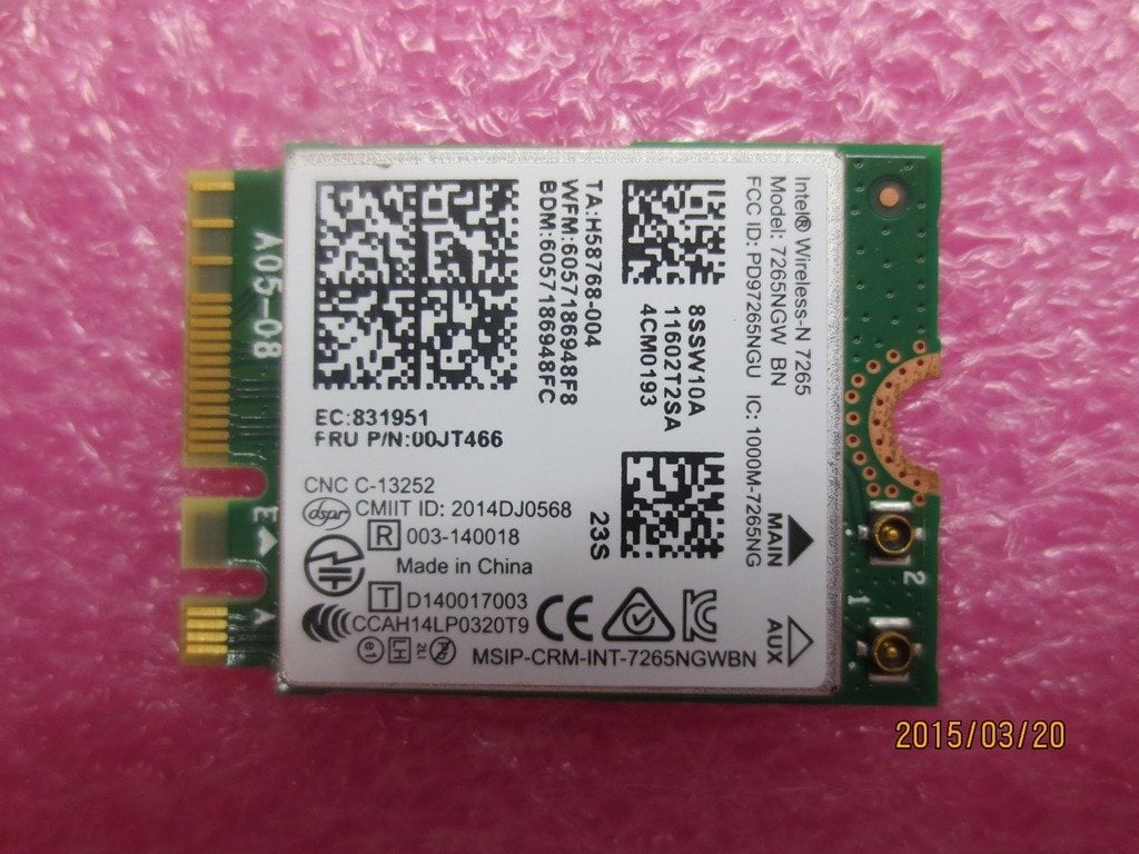ThinkPad 7265 BN Dual Band intel Wireless-N WiFi-Card Adapter